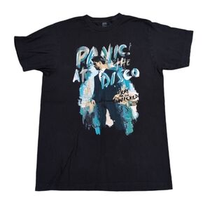 Panic at the Disco Band Tee T-shirt Black Pray for the Wicked size Medium